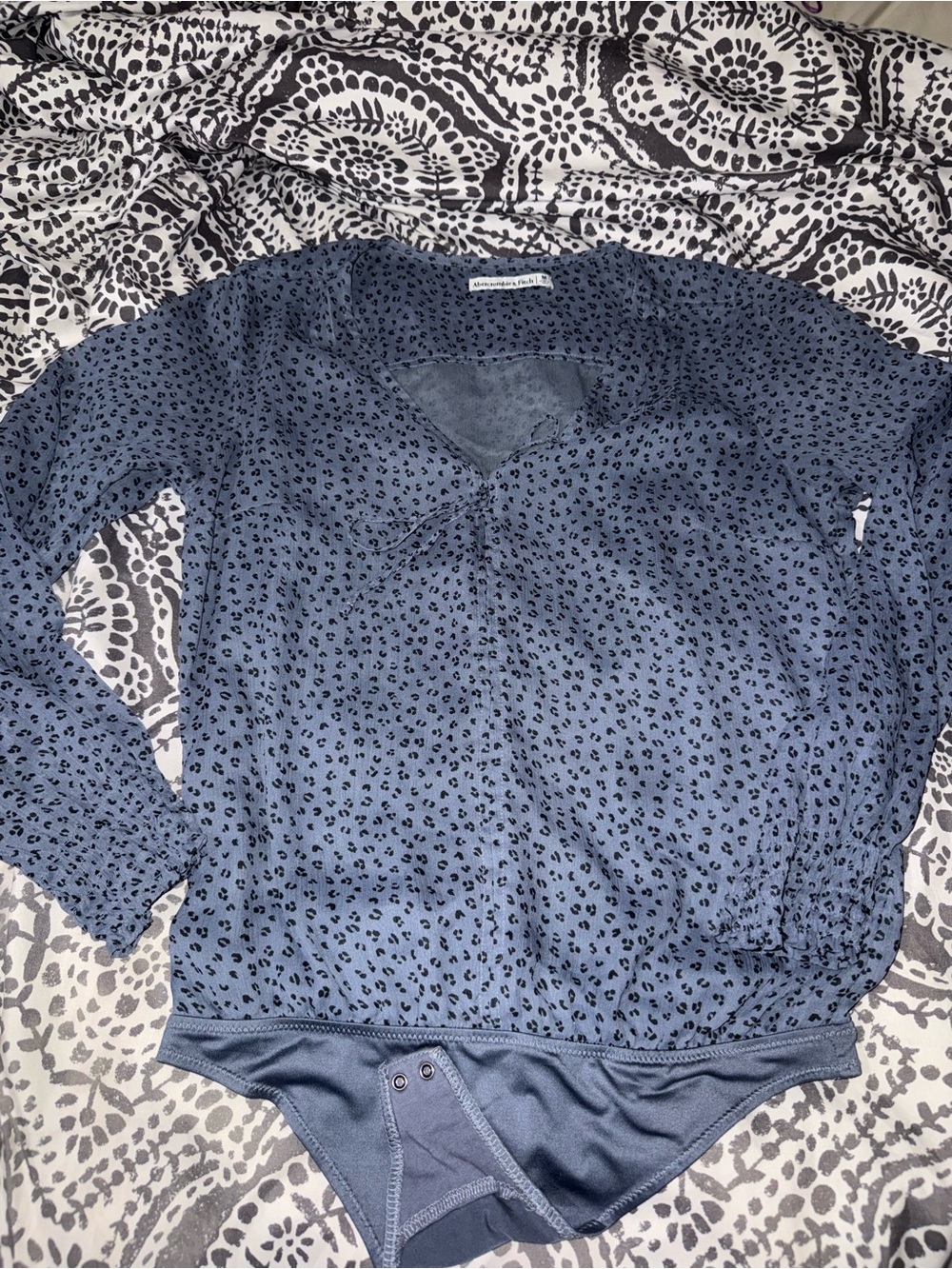 Abercrombie animal print bodysuit